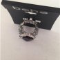New BEBE Black Silver Color Ring Stretch one size It is great MSRP $24