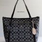 NWT Coach Handbag Purse PEYTON Pocket Tote in Signature Fabric F25504 MSRP$358