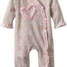 NEW Little Me Baby Girls Cotton Clothes Infant  Pink  Footie Pink For  9 Months