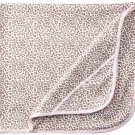 Little Me Baby-Girls Newborn Leopard Tag Along  Baby Blanket, Pink, Cotton