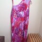 Sexy Gorgeous Multicolored Orange Summer Dress Avenue 22/24 Stretch