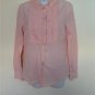 J.Crew Women's Pink Button Down Shirt Blouse Top Size 4 100% Cotton Beautiful!