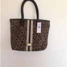 NWT MSRP $60 Tommy Hilfiger Women's Brown Handbag Tote Purse OS/TU