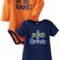 Gerber Baby-Boys Clothes 2 Pack Onesies Cotton Bodysuit My dad rocks 3-6 Month