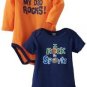 Gerber Baby-Boys Clothes 2 Pack Onesies Cotton Bodysuit My dad rocks 3-6 Month