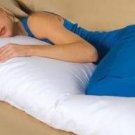 NEW 20"x54" White Body Maternity Pregnancy Pillow Washable  Made in USA