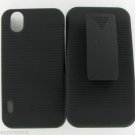 Case Cover Shell Holster + Belt Clip Case for LG Marquee LS855 Heavy Duty Case