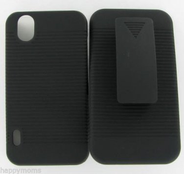 Case Cover Shell Holster + Belt Clip Case for LG Marquee LS855 Heavy Duty Case
