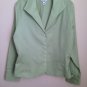 TALBOTS WOMEN'S Green WRINKLE RESISTANT STRETCH LONG SLEEVE SHIRT TOP SIZE 12!