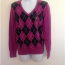MSRP $58 Tommy Hilfiger Women's Pink Purple White Top Sweater Size S/P, M Super