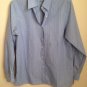 Foxcroft Wrinkle Free  Multi Color  Blue Shirt Striped Blouse Top  SIze 8 New