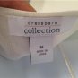 Dressbarn Collection White  Blouse Top Light Sleeveless Sweater M Medium New