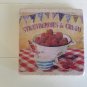Retro Food For Thought Tumbled Tile Coasters