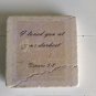 Vintage Bible Verse Tumbled Tile Coasters