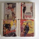 Audrey Hepburn Classic Movies Tumbled Tile Coasters