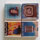 Retro Social Media Ads Design 1 Tumbled Tile Fridge Magnets