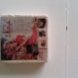 Retro Ads Design 1 Tumbled Tile Fridge Magnets