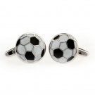 Soccer FIFA Cufflinks Silver Wedding Groomsmen Bridal Groom accessory