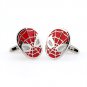 Spiderman Parker Comic Cufflinks Silver Party Wedding Dress shirt Groomsmen Comic Book Tuxedo