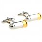 Bullet Spy Action Solider Cufflinks Silver Party Career Wedding 007 James Bond