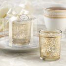 Golden Renaissance Glass Tealight Holder - Set of 12