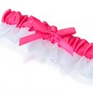 Pink Satin Garter