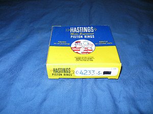 Jeep 226 Engine Single Piston Chrome Ring Set Hasings 2C- 4233S