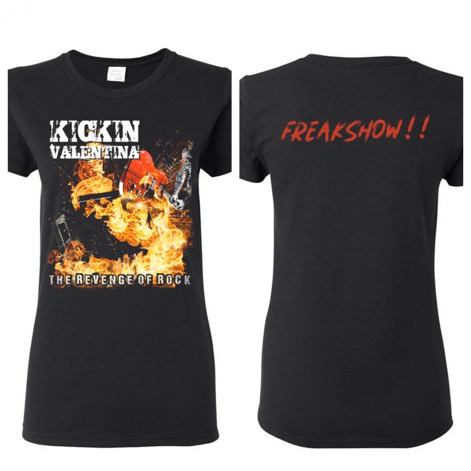 Revenge of Rock Girls â��Freakshowâ�� Shirt XXL