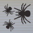 Giant wooden Spiders 3 pc.