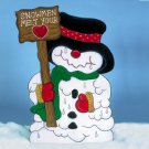 Heart Melting Snowman