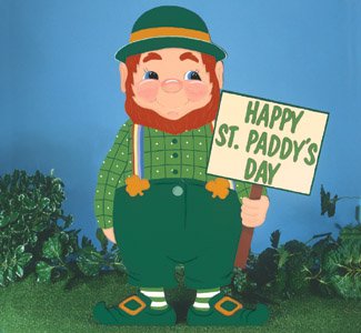 Leprechaun Yard Sign
