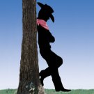 Leaning Cowboy Shadow