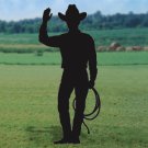 Waving Action Cowboy Shadow