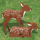 3D Life-Size Fawns