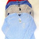 NWT KAREN SCOTT LONG SLEEVE  CABLE-KNIT SWEATER MULTI COLORS RETAIL $44