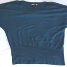 NWT UNITED STATES SWEATERS SCOOP NECK SHORT SLEEVE BUTTON SHOULDERS