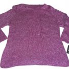 NWT STYLE & CO WOMAN LONG SLEEVE COWL NECK METALLIC