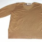 NWT JM COLLECTION V NECK PULLOVER SWEATER BUTTONS ON WRISTS