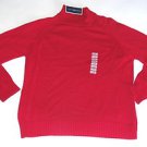 NWT KAREN SCOTT LONG SLEEVE TURTLENECK RED MULTI SIZES