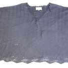 NWT DEBBIE MORGAN PONCHO V NECK MULTI COLORS AND SIZES