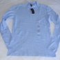NWT KAREN SCOTT LONG SLEEVE MOCK TURTLENECK LIGHT BLUE