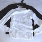 NWT KAREN SCOTT LONG SLEEVE MOCK  TURTLENECK MULTI COLORS CABLE KNIT