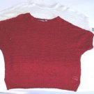 NWT NY COLLECTION ROUND NECK KNIT SWEATER METALLIC DOLMAN SLEEVES MULTI COLOR