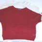 NWT NY COLLECTION ROUND NECK KNIT SWEATER METALLIC DOLMAN SLEEVES MULTI COLOR