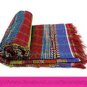 Hand Loom Chindi Carpet Rag Rug Floor Mat Yoga Mat Vintage Throw Coverlet 1123
