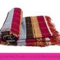 Hand Loom Chindi Carpet Rag Rug Floor Mat Yoga Mat Vintage Throw Coverlet 1120