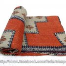 Vintage Throw Kantha Quilt Sea Beach Rugs Throw Yoga Quilt Indian Handmade 840