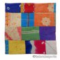 Kantha Work Single Side Patchwork Cotton Couch Cushion Cover Case Multicolor 607