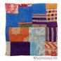 Indian Kantha Quilt Patchwork Both Side Multicolor Cotton Cushion Cover Case 569