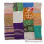 Indian Kantha Quilt Patchwork Both Side Multicolor Cotton Cushion Cover Case 568